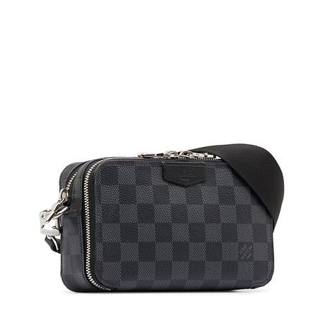 Louis Vuitton Damier Graphite Alpha Wearable Wallet Black